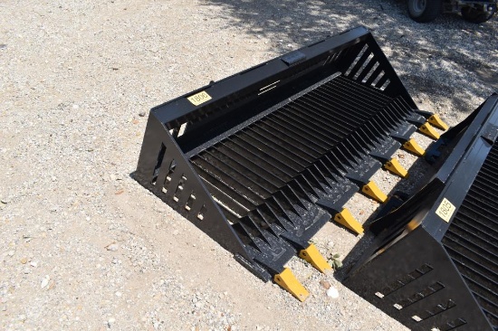 78" Skid Steer Rock Bucket