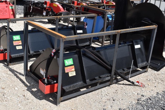 6' SKID STEER BUCKET POWER RAKE