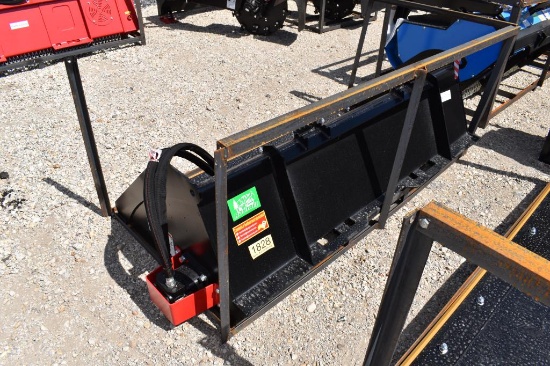 6' SKID STEER BUCKET POWER RAKE