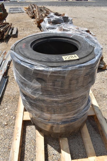3 - SKID STEER TIRES AND RIMS