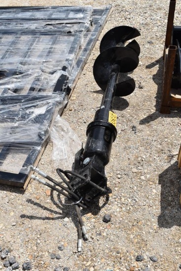 Mini Excavator Posthole Digger