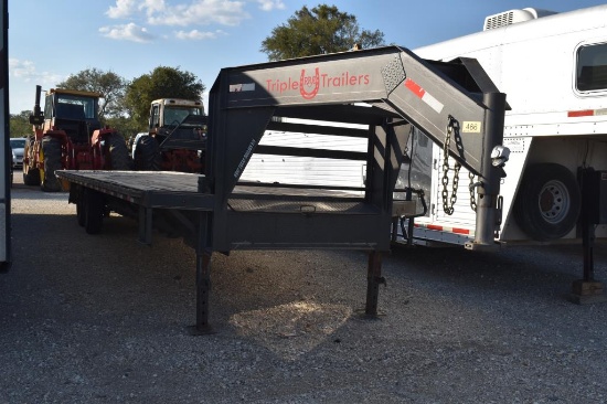 2023 30' TRIPLE R GOOSENECK TRAILER (VIN # 7NUGF3026PM000638) (TITLE ON HA