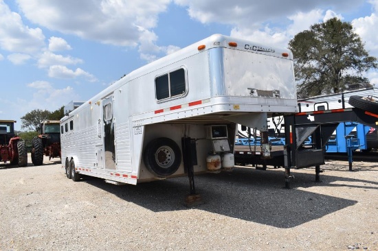 2004 C&C 3 HORSE TRAILER W/ LIVING QUARTERS (VIN # 1C9WG272X4N643967) (TITL
