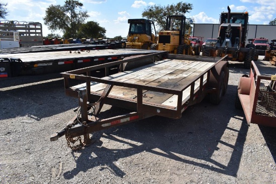 2013 16' C & M LOWBOY TRAILER (VIN # 5VNBU1829DT115283) (TITLE ON HAND AND