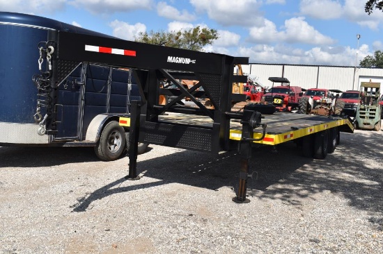 1993 25' MAGNUM TANDEM DUAL GOOSENECK TRAILER (VIN # 1V5BB2529P1130969) (TI
