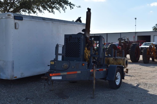 2008 Premier Portable Pump W/ Jd Engine, Pintle Hitch, Tandem Axle (Engine