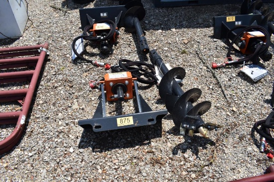 MINI SKID STEER POSTHOLE DIGGER
