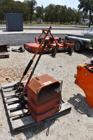 ELECTRIC WELDER AND 2 - FLOOR JACKS