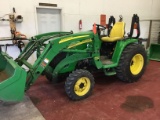 2009 JD 3520 Loader Tractor W/Belly Mower