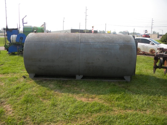 2000 Gallon Steel Tank