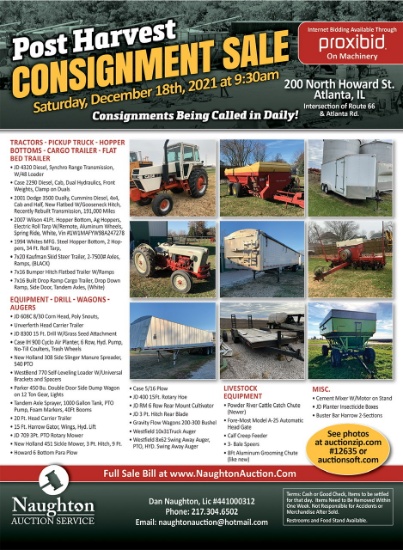Naughton Auction Post Harvest Consignment Auction