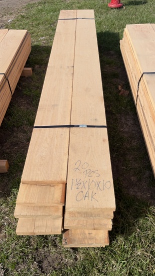 1 1/2 x10x10 Oak Lumber