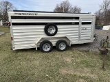 2009 Featherlite Aluminum Trailer, Bumper Pull