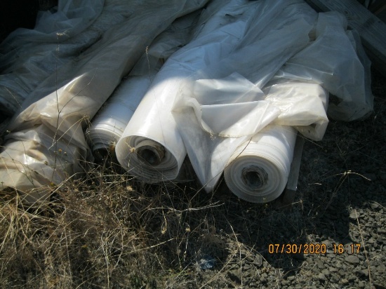 Rolls of Plastic Semi Clear