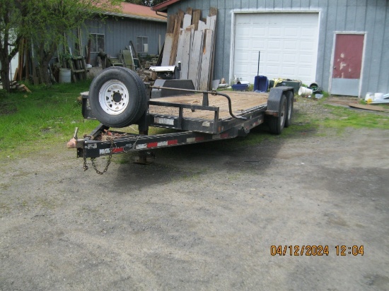 21' PJ TRAILER WITH TILT BED