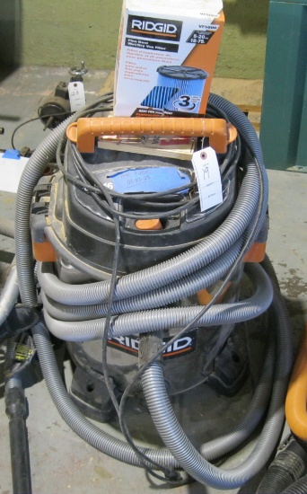 Rigid Shop Vaccum with new filter