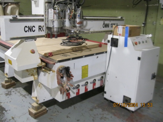 OMNI 1325-3 3 head auto changer with Dust Collector