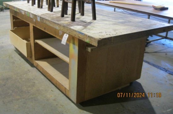 120"X48" Wood Table