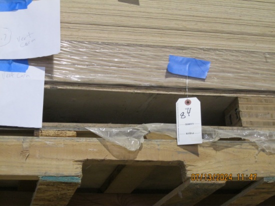 1/4"  Vertical Carmilized 4'X8'