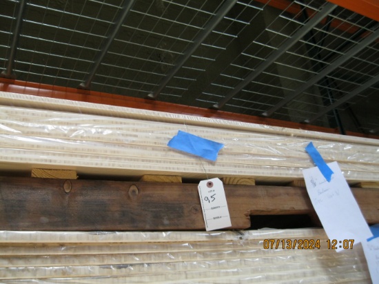 1/2" Verticle Natural 4'X8' Bamboo