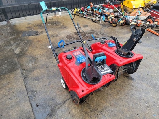 Toro 21" Single Stage Snow Blowers (X 2)