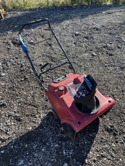 (2) Toro 21" Single Stage Snow Blowers