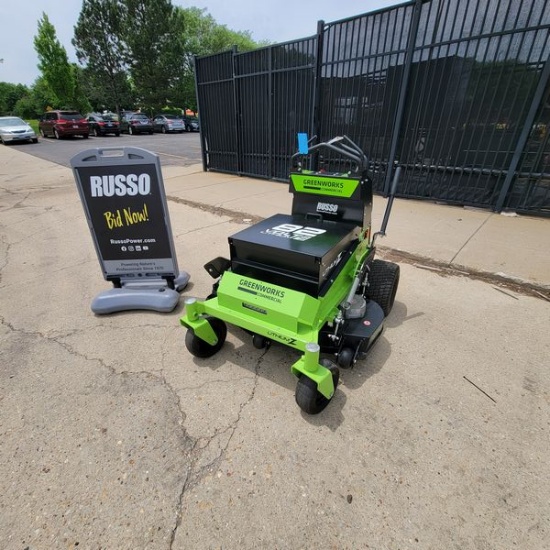 GreenWorks 48" Elec Z-Turn Stand On Mower