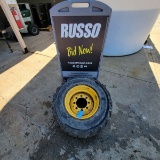 12X16.5 Skid Steer Tire & Rim