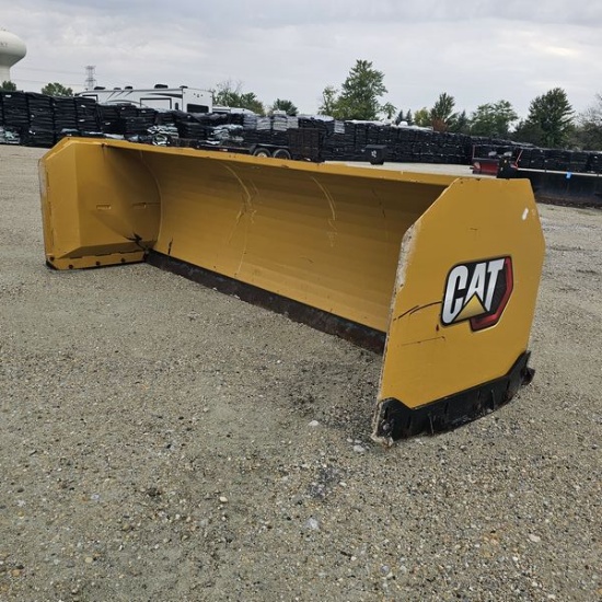 Cat 8' Skid Steer Snow Pusher