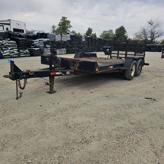2007 Redi Haul 80"X14'+3' Open Equipment Trailer