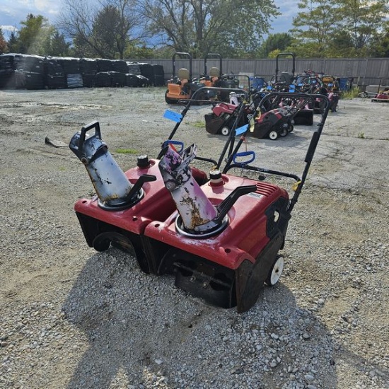 Toro 21" Lot of 2 single Stage Snow Blowers