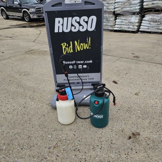 Misc Lot of 2 Hand Held Sprayers