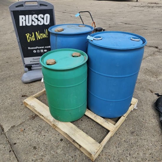 Lesco Plastic Barrels
