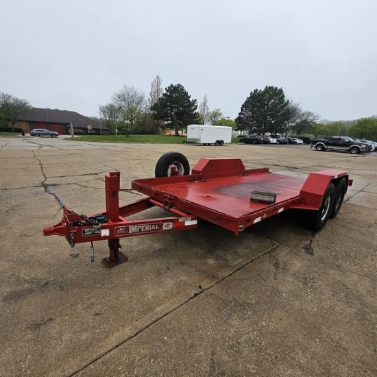 1999 Imperial 7'X18' Tilt Equip Trailer