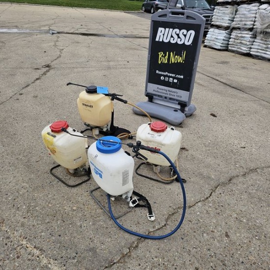 Misc Lot of 4 Back Pack Sprayers