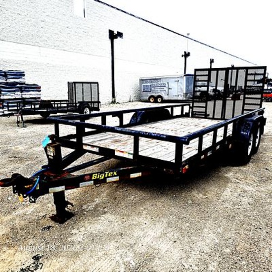 2018 Big Tex 7' x 18' Equipment Trailer