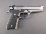 handgun: (2)Beretta, Model 92FS, 9mm Semi Auto Pistol, S#BER469326, & S#BER469327