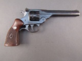 handgun: H&R, Model Sportsman, 22cal Double Action Revolver, S#P27482