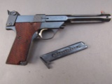 handgun: High Standard, Model Supermatic Trophy, 22cal Semi Auto Pistol, S#2369678