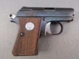 handgun: Colt, Model Junior, 22 Short Only Semi Auto Pistol, S#53469CC
