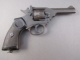 handgun: Webley Model Mark IV, 38S&W cal Double Action Revolver, S#64455