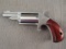 handgun: NORTH AMERICAN ARMS, MINI MODEL, 22CAL STAINLESS REVOLVER, S#U6980