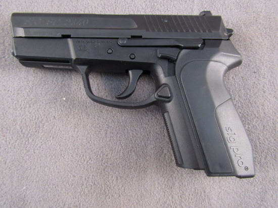 handgun: SIG SAUER MODEL SP2340, 40/357CAL SEMI AUTO PISTOL, S#SP0014869
