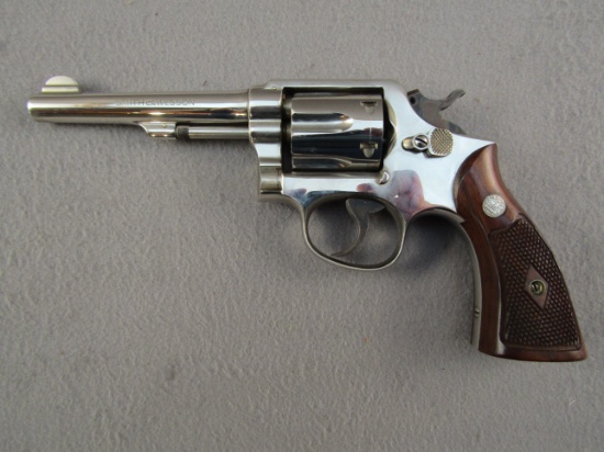 handgun: SMITH & WESSON MODEL 1905 4TH CHANGE, 38 SPECIAL DOUBLE ACTION REVOLVER, S#S992667