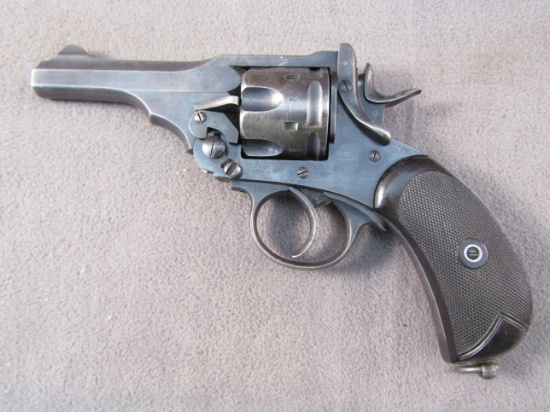 handgun: WEBLEY MKV-1914, 455CAL REVOLVER, S#133848