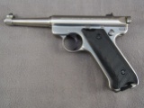 handgun: RUGER, MODEL MARK II 22CAL SEMI AUTO PISTOL, S#212-47657