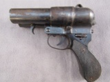 flare gun:  WWII JAPANESE NAVEL FLARE GUN, 8GA 20MM SINGLE PISTOL, S#N093006