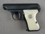 handgun: RIGARMI POCKET MODEL, 25ACP CAL. SEMI AUTO PISTOL, S#23772