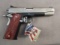 handgun: KIMBER MODEL CUSTOM CDP, 45CAL SEMI AUTO PISTOL, S#K075722
