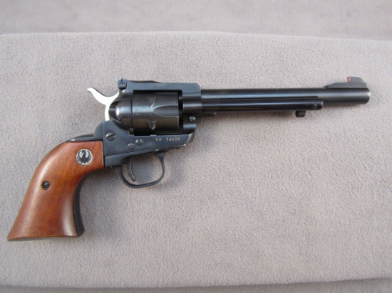 handgun: RUGER MODEL SINGLE SIX, 22CAL REVOLVER, S#60-16890